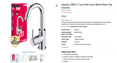 LOT 781 – BASIC 137 EHM F. WT – Chrome