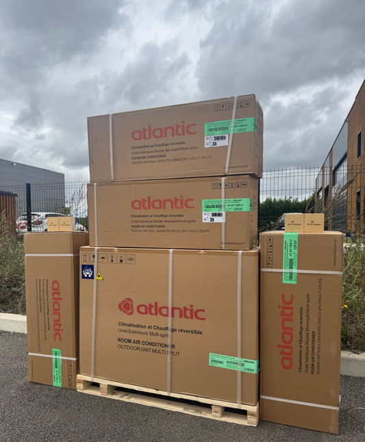 LOT 1 118 – ATLANTIC DOJO – Pack climatisation quadri-split R32 – Wi-Fi