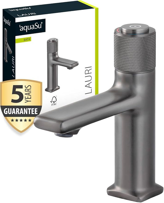 LOT 764 – LAURI – Mitigeur lavabo – Gris foncé