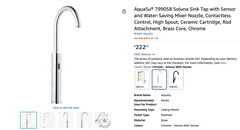 LOT 872 – SOLUNA SENSOR F. SPÜLE – Chrome