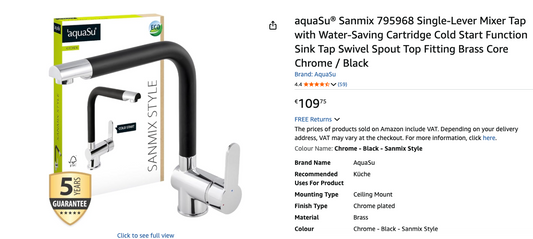 LOT 982 – SANMIX STYLE EHM F. SPÜLE – Chrome & Noir